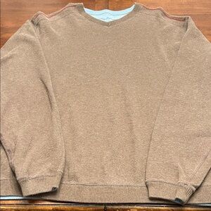 Tommy Bahama Tan V-Neck Sweater